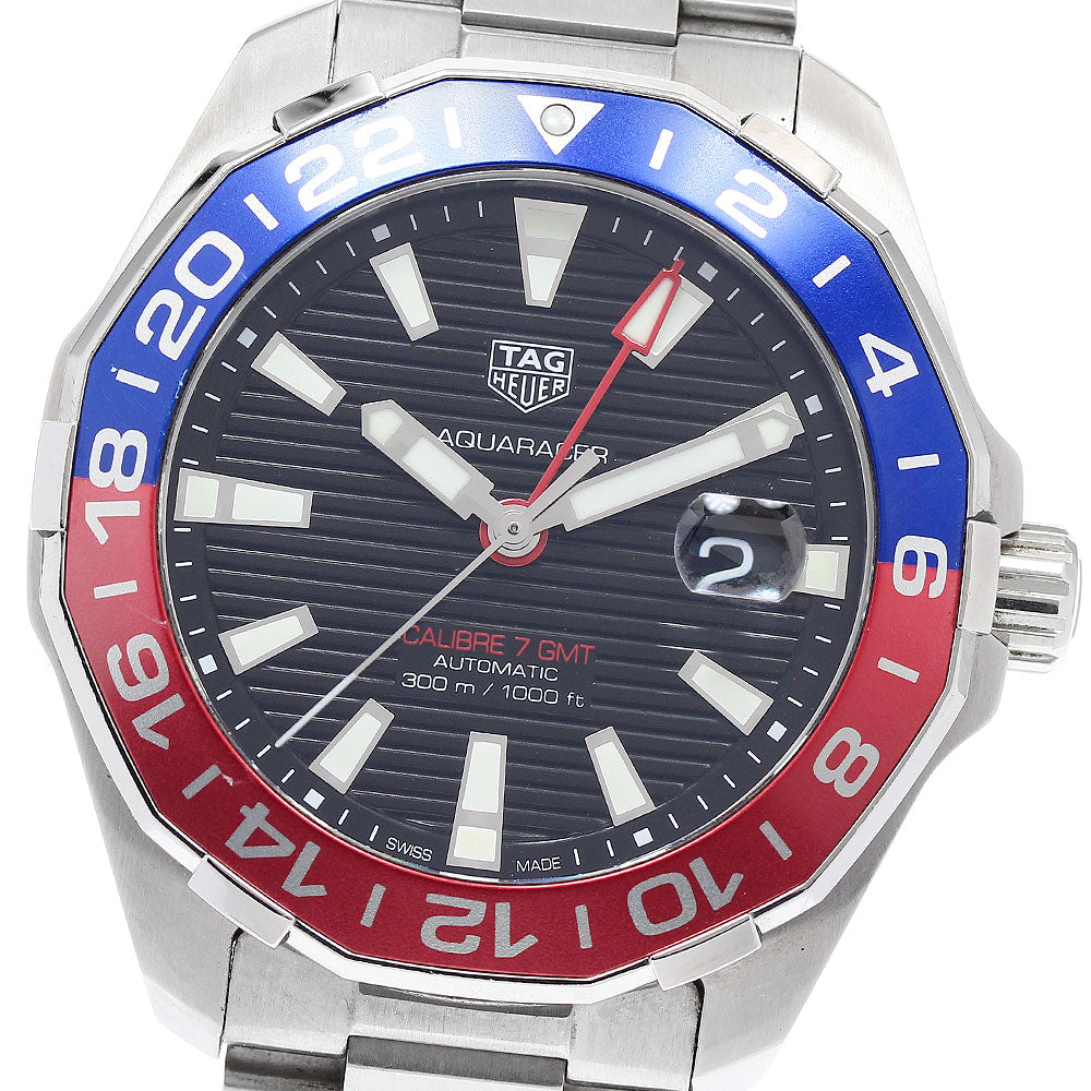 TAG HEUER Aqua racer WAY201F GMT black Dial Automatic Men's Watch_891244