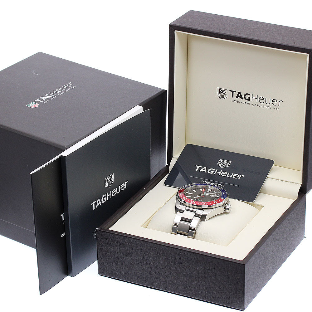 TAG HEUER Aqua racer WAY201F GMT black Dial Automatic Men's Watch_891244