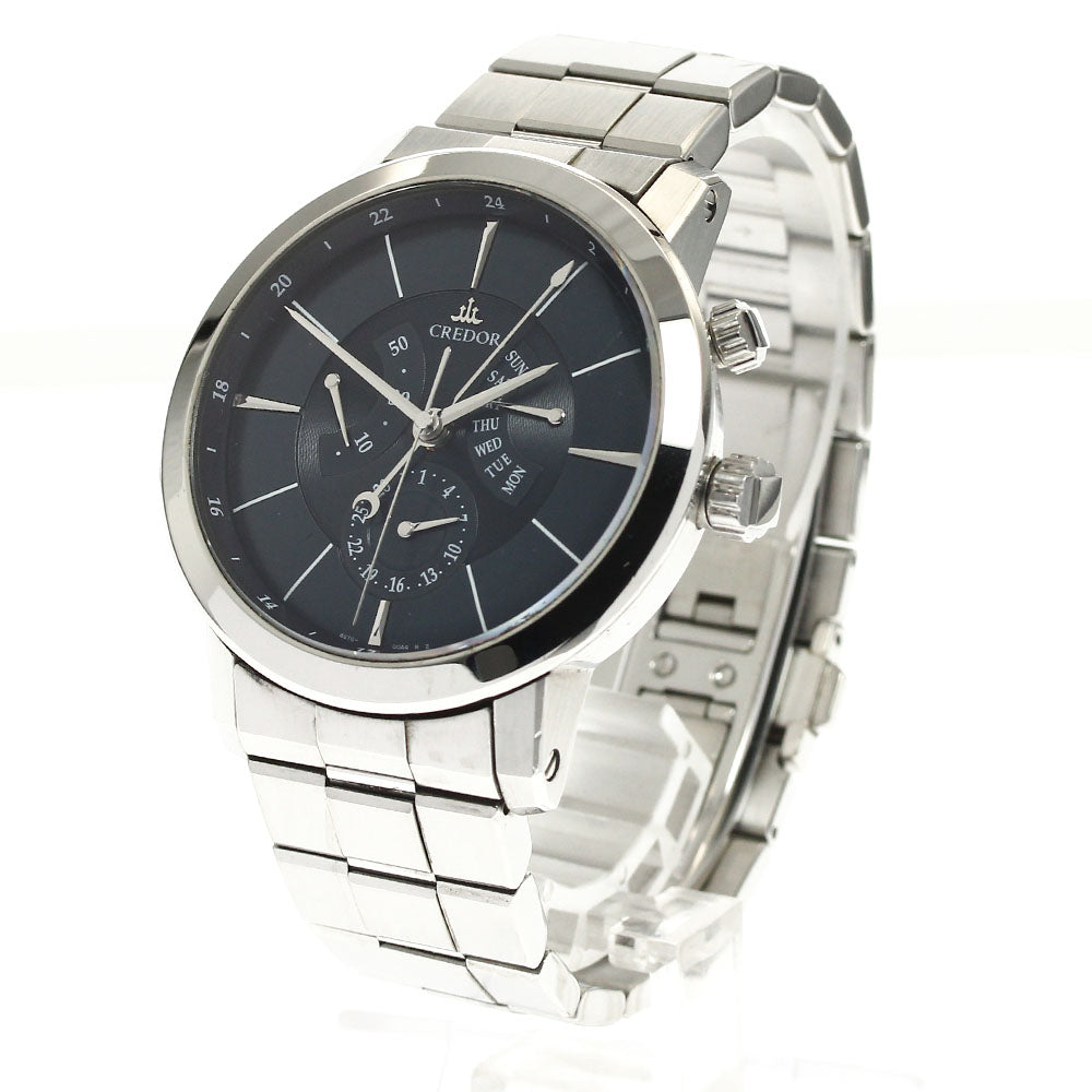 SEIKO CREDOR node GCBT995/4S76-00A0 Day date Navy Dial Automatic Men's _891262