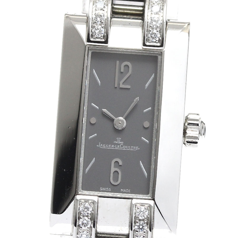JAEGER-LECOULTRE Ideal 460.8.08 Rug diamond gray Dial Quartz Ladies Watch_891269