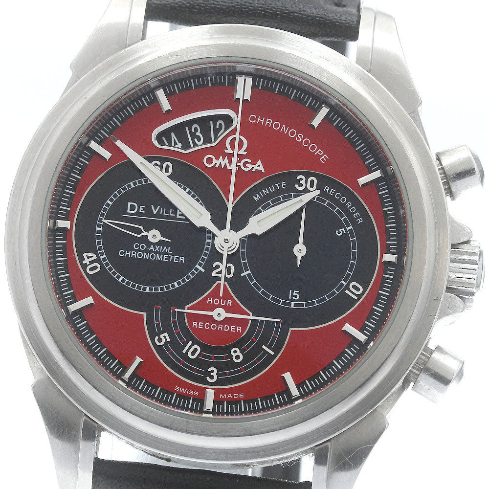 OMEGA De Ville Chronoscope 4851.61.31 Co-Axial Date Automatic Men's Watch_891274