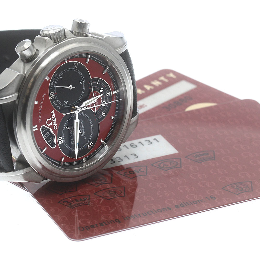 OMEGA De Ville Chronoscope 4851.61.31 Co-Axial Date Automatic Men's Watch_891274