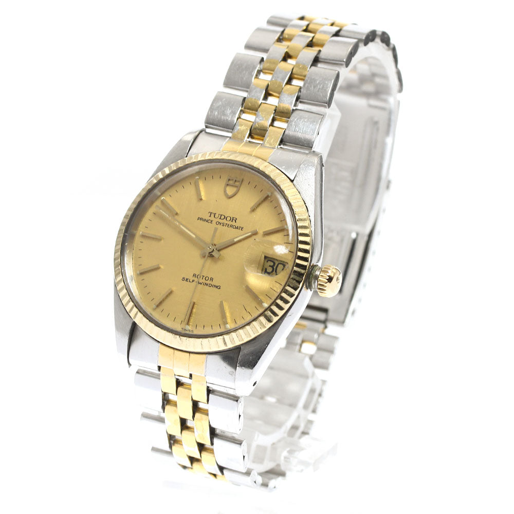 TUDOR Prince Date 74033 YG Bezel Cal.2824-2 gold Dial Automatic Men's Watch_891282