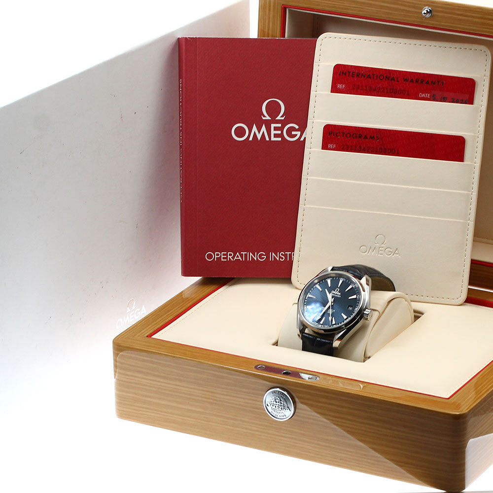 OMEGA Seamaster Aqua Terra 231.13.42.21.03.001 Master Co-Axial Chronometer Navy Dial Automatic Men's Watch_891285