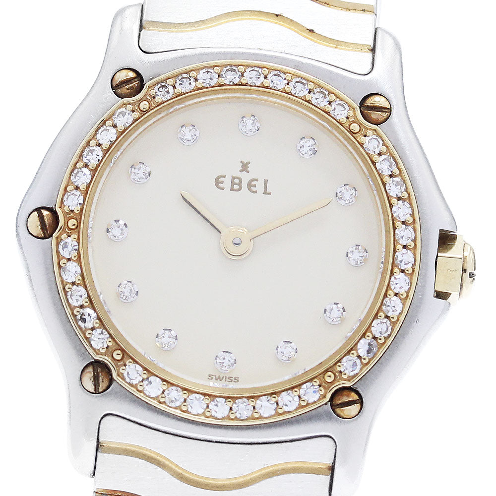 EBEL Sports classic 1057902 Diamond Bezel 12P Diamond Quartz Ladies Watch_891302