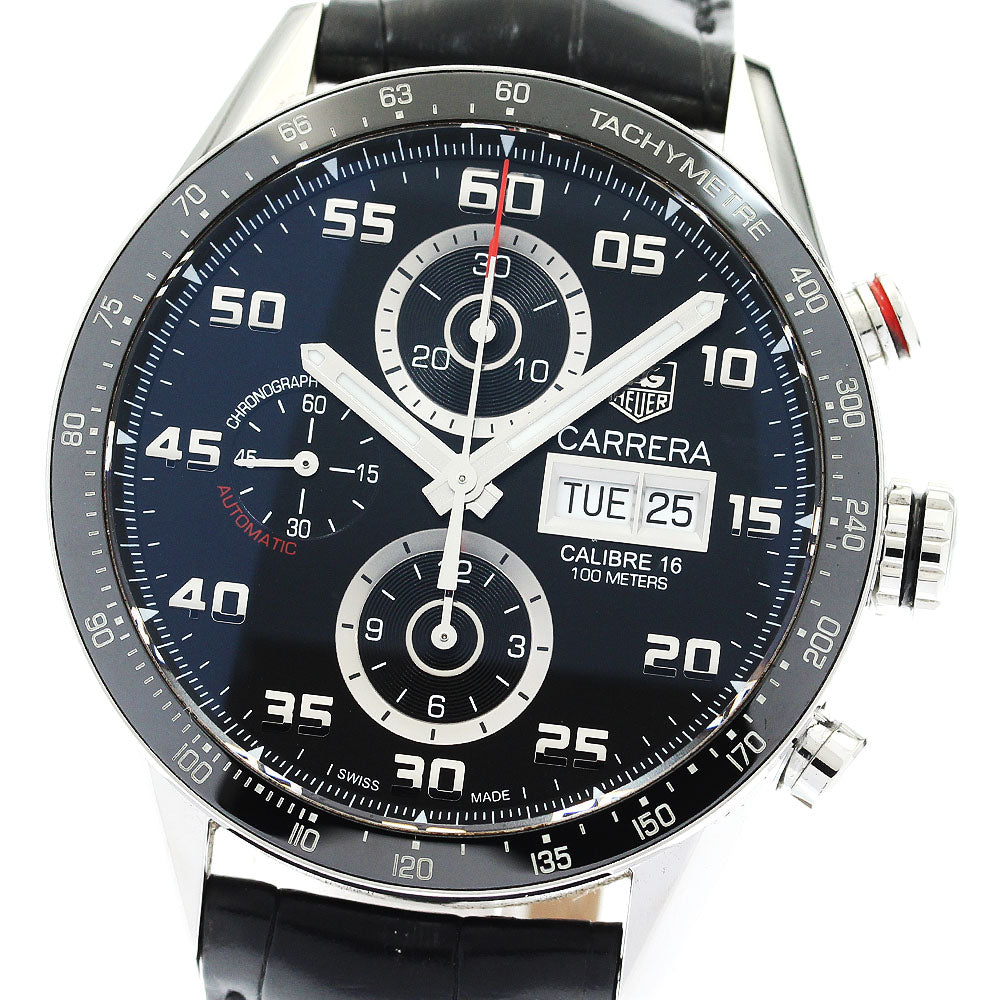 TAG HEUER Carrera Caliber 16 CV2A1R.BA0799 Chronograph black Dial Automatic Men's Watch_891304