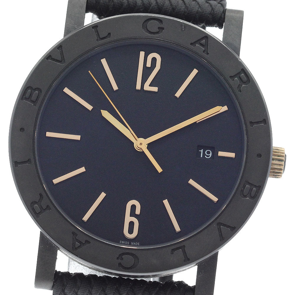 BVLGARI BVLGARIBVLGARI BB41S black Dial Automatic Men's Watch_891305