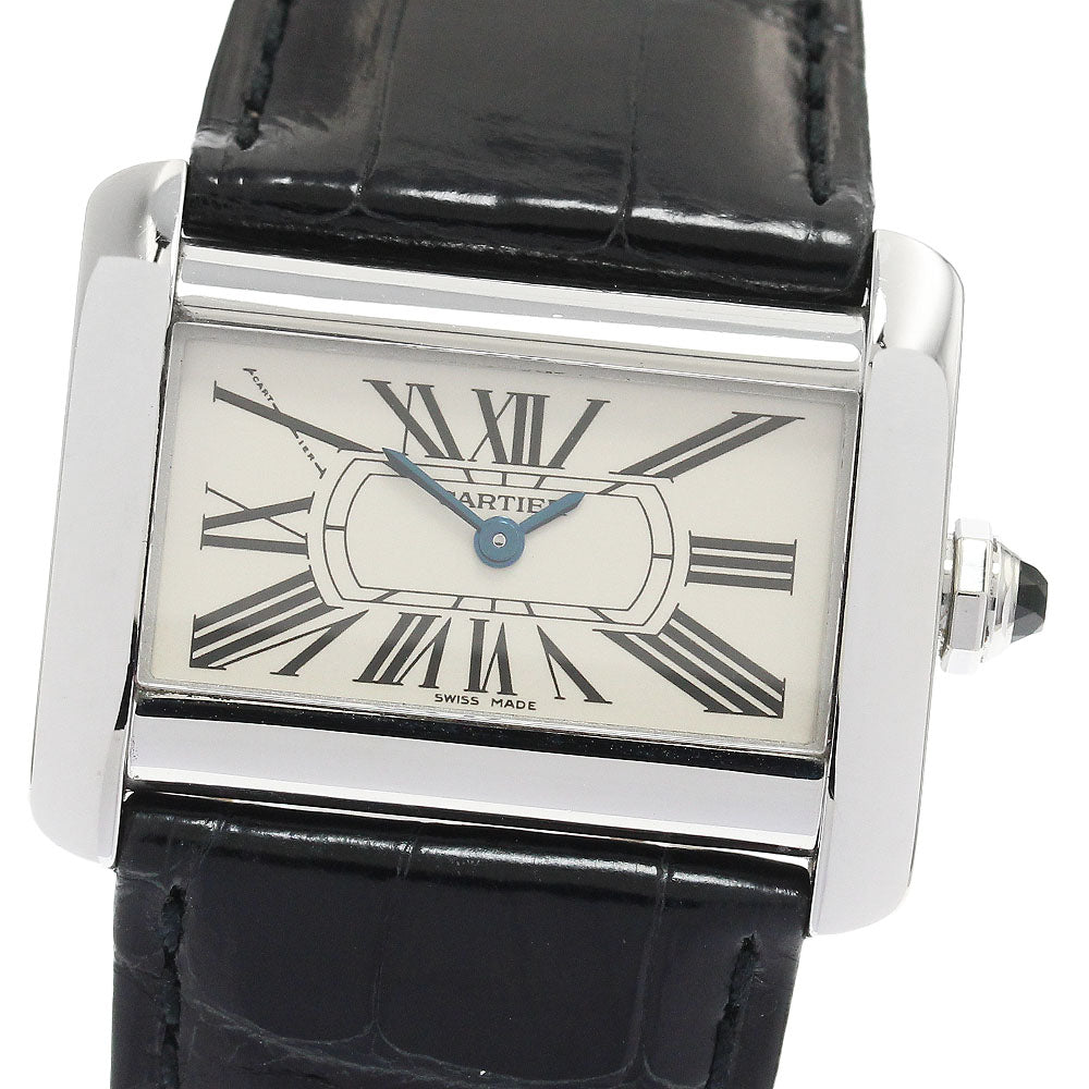 CARTIER Tank Divan beige Dial Quartz Ladies Watch_891309