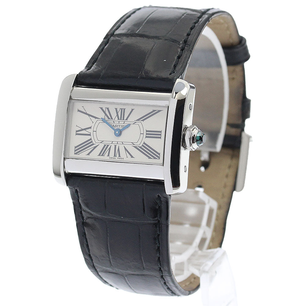 CARTIER Tank Divan beige Dial Quartz Ladies Watch_891309