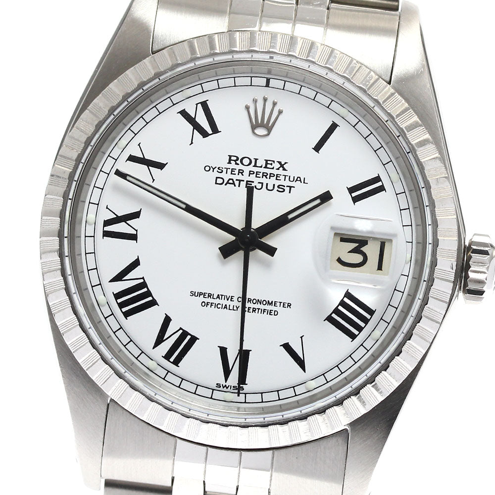 ROLEX DATEJUST 1603 cal.1570 white Dial Automatic Men's Watch_891310