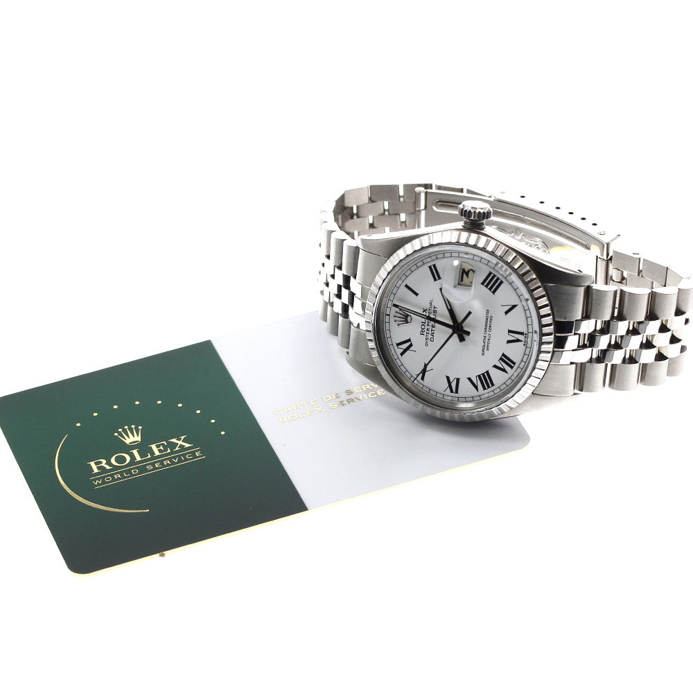 ROLEX DATEJUST 1603 cal.1570 white Dial Automatic Men's Watch_891310