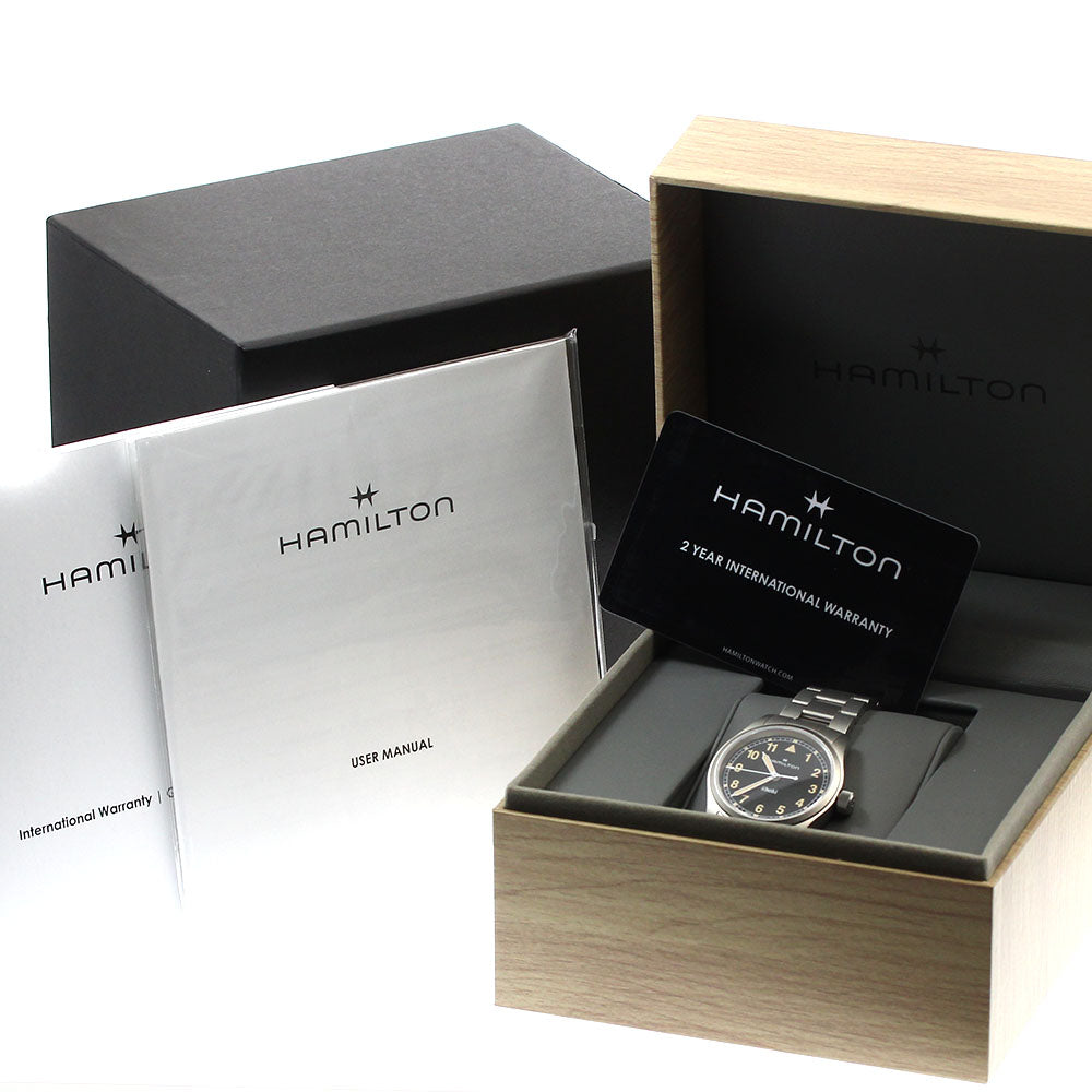 HAMILTON Khaki field H693010 black Dial Quartz Men's Watch_891328
