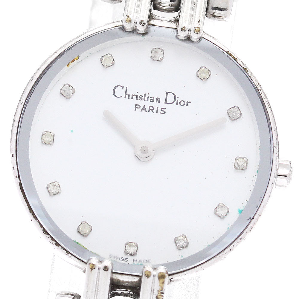 Christian Dior Bagira D44-120 12P diamond white Dial Quartz Ladies Watch_891338