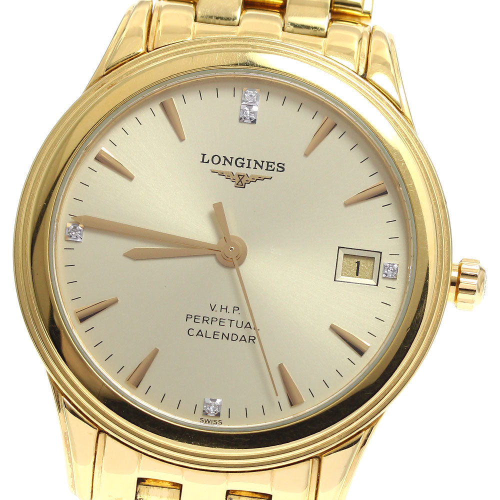 LONGINES VHP Perpetual calendar L4.722.4 5P diamond Quartz Men's_891343