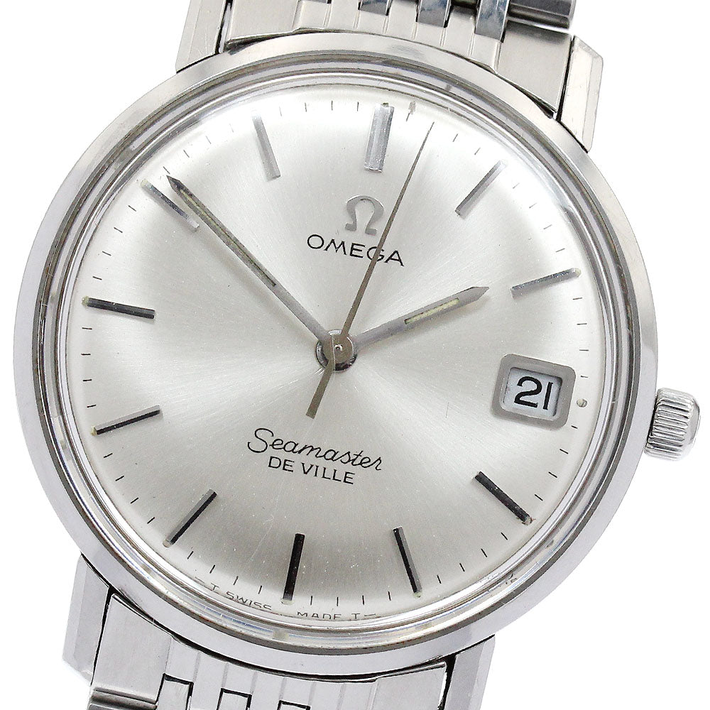 OMEGA SeamasterDe Ville Date Silver Dial Hand Winding Men's Watch_891344