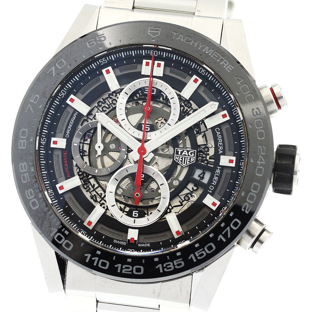 TAG HEUER Carrera CAR2A1W-0 Chronograph skeleton Dial Automatic Men's_891346