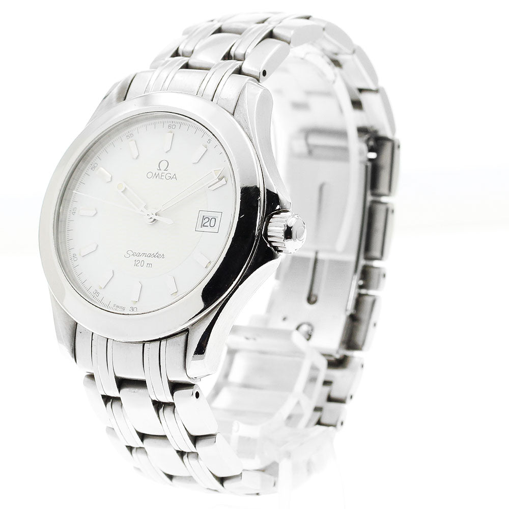 OMEGA Seamaster120 2511.21 Date white Dial Quartz Men's Watch_891348