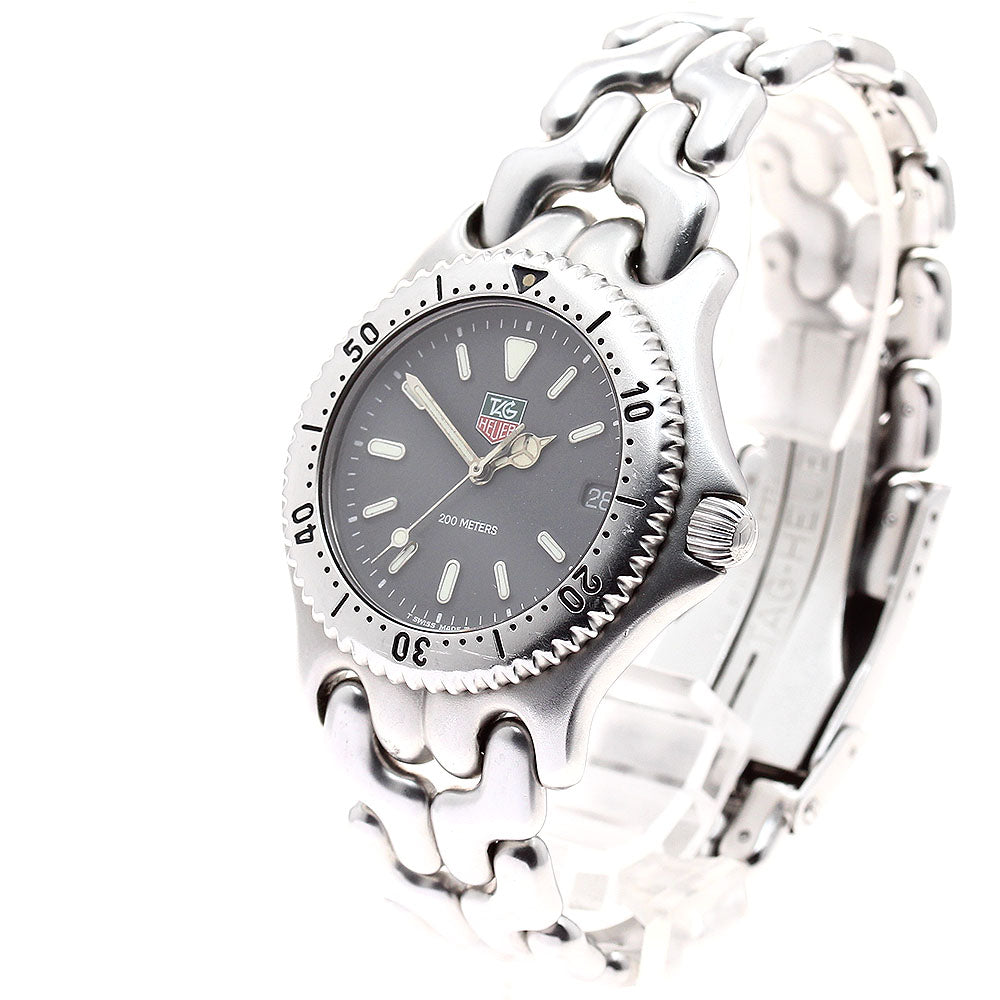TAG HEUER S/el S99.206M Date gray Dial Quartz Men's Watch_891359