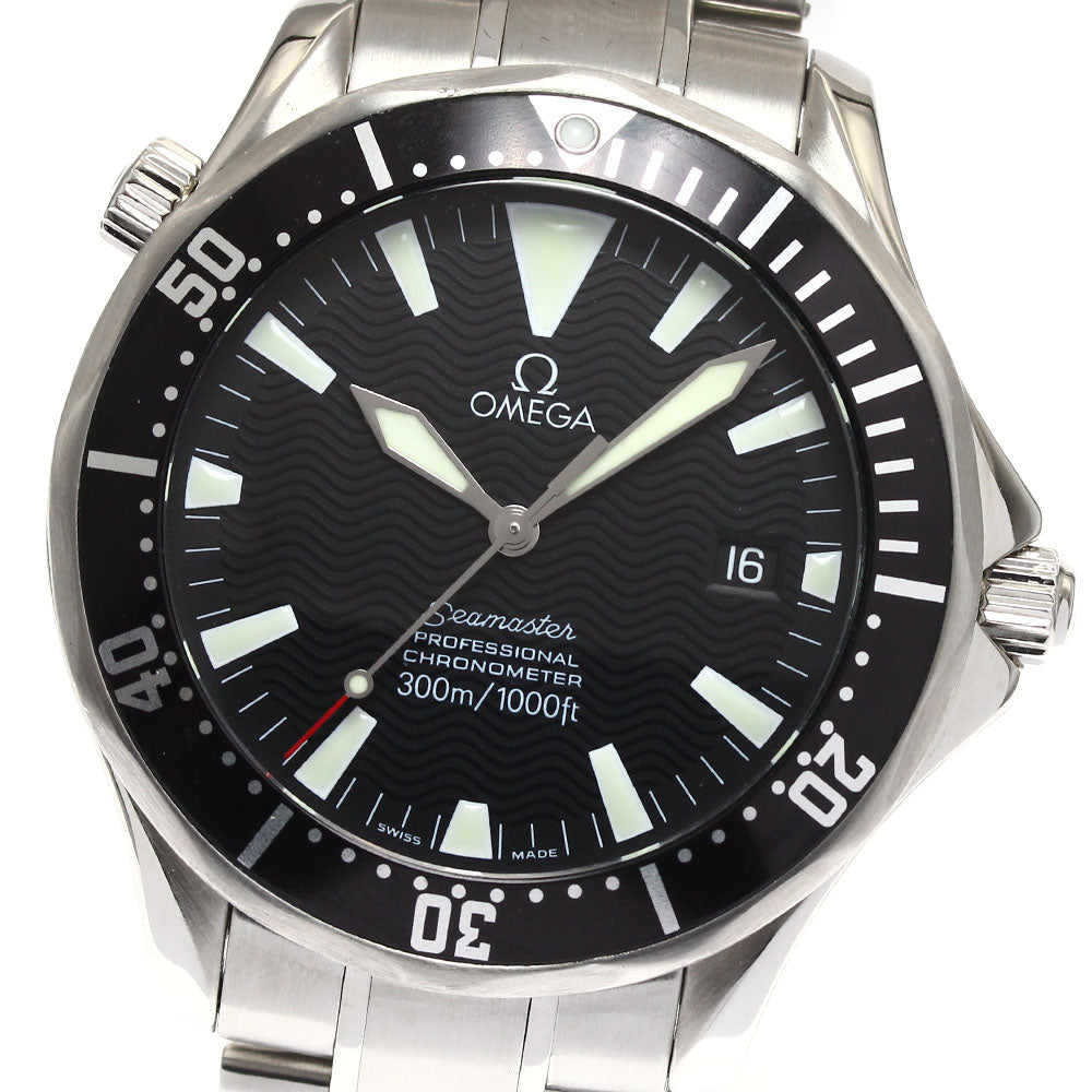 OMEGA Seamaster300 2254.50 Date black Dial Automatic Men's Watch_891444