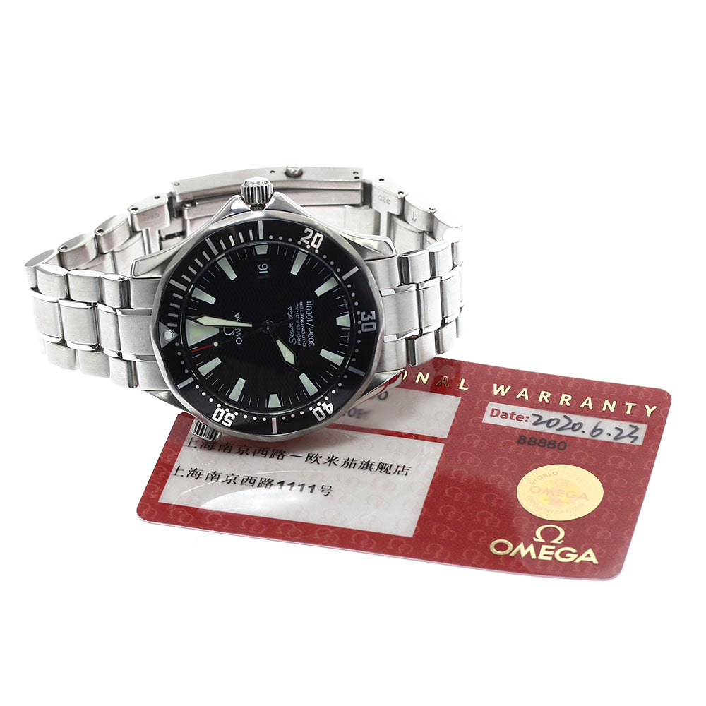 OMEGA Seamaster300 2254.50 Date black Dial Automatic Men's Watch_891444