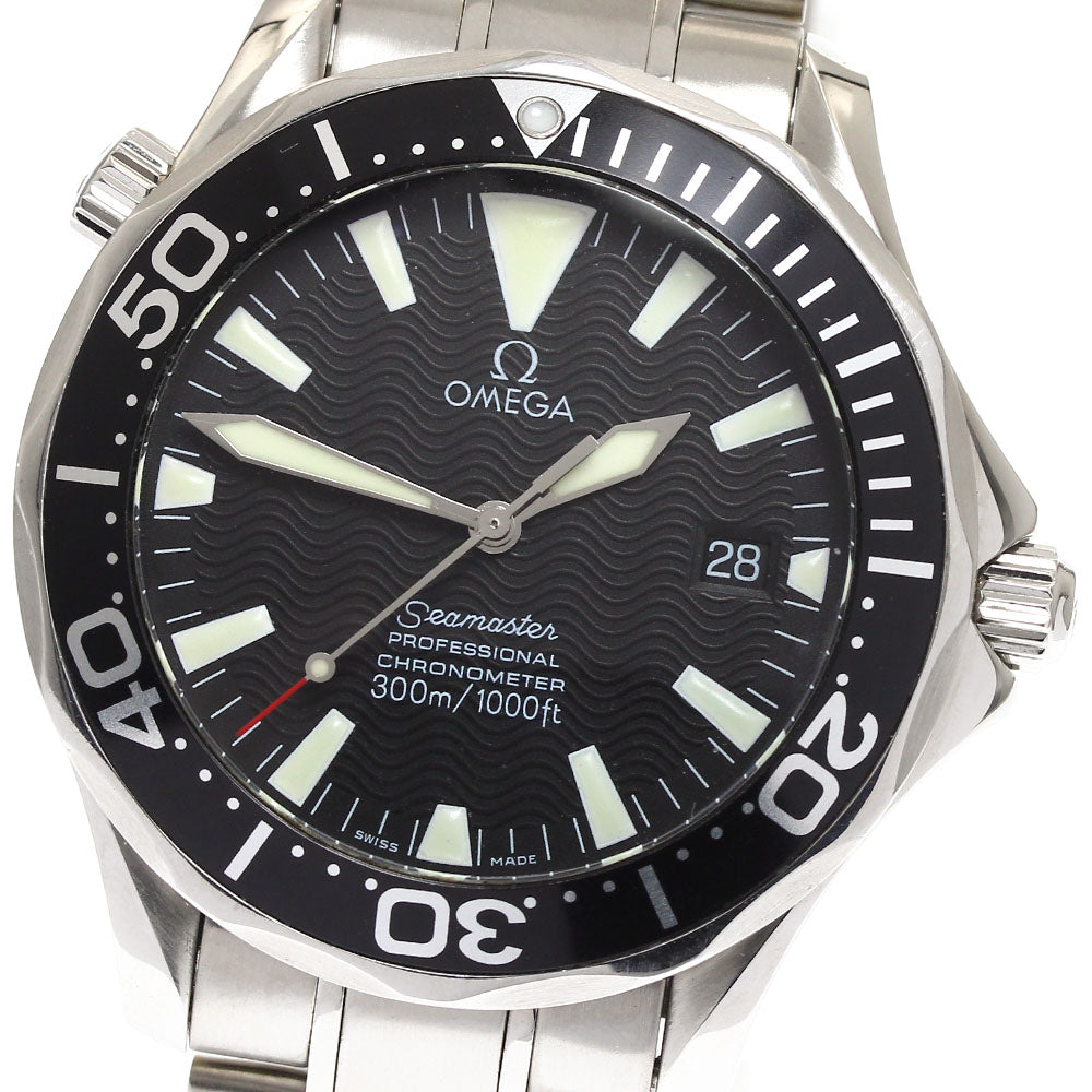 OMEGA Seamaster300 2254.50 Date Black Dial Automatic Men's Watch_891445