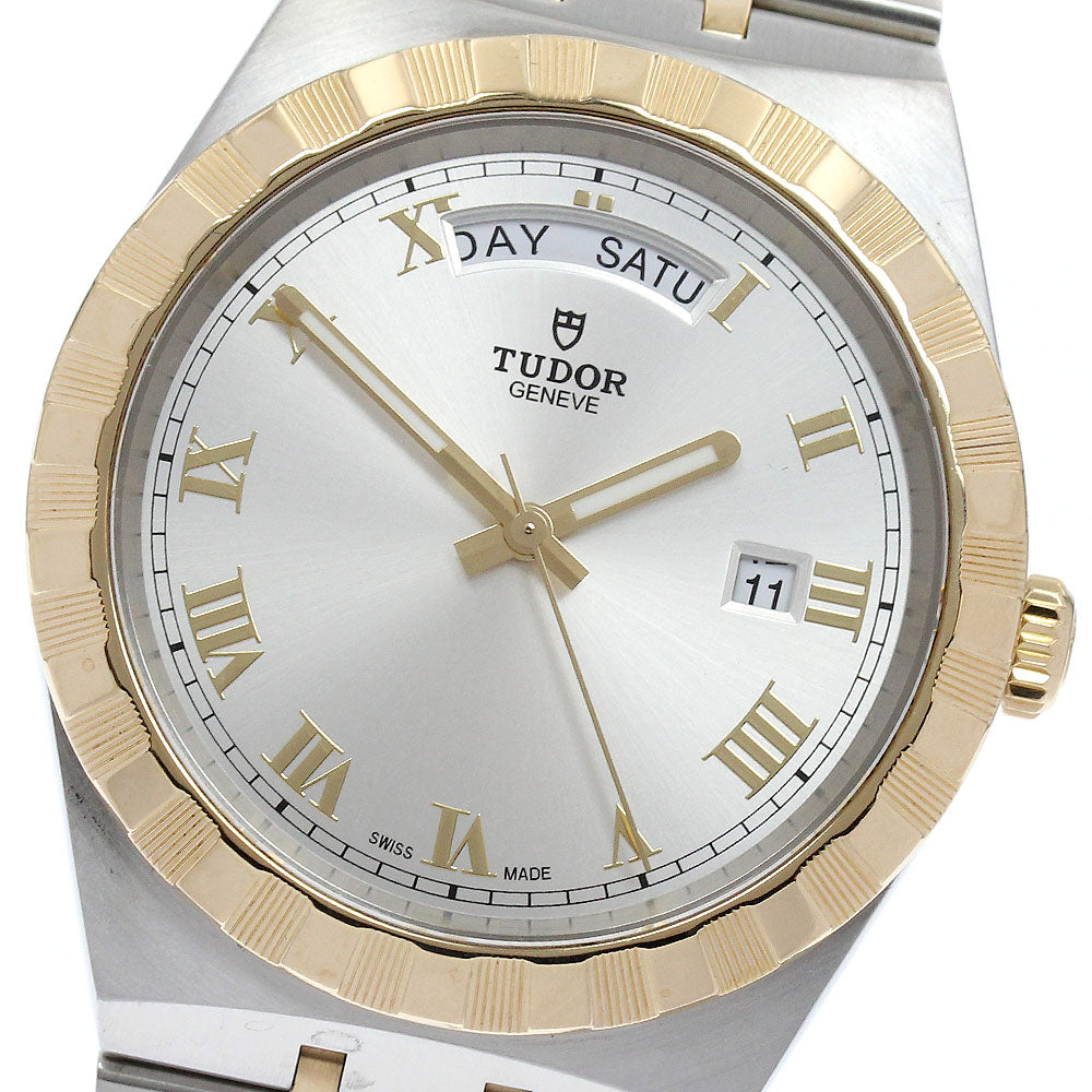 TUDOR Royal 28603 Day Date YG2 tone gold Dial Automatic Men's Watch_891458