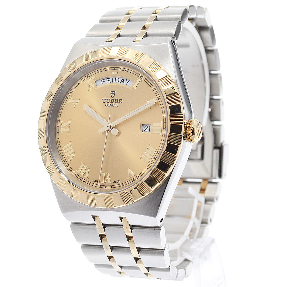 TUDOR Royal 28603 Day Date YG2 tone gold Dial Automatic Men's Watch_891462