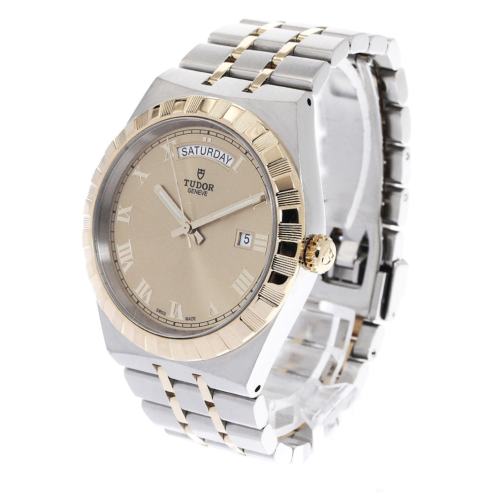 TUDOR Royal 28603 Day Date YG2 tone gold Dial Automatic Men's Watch_891463