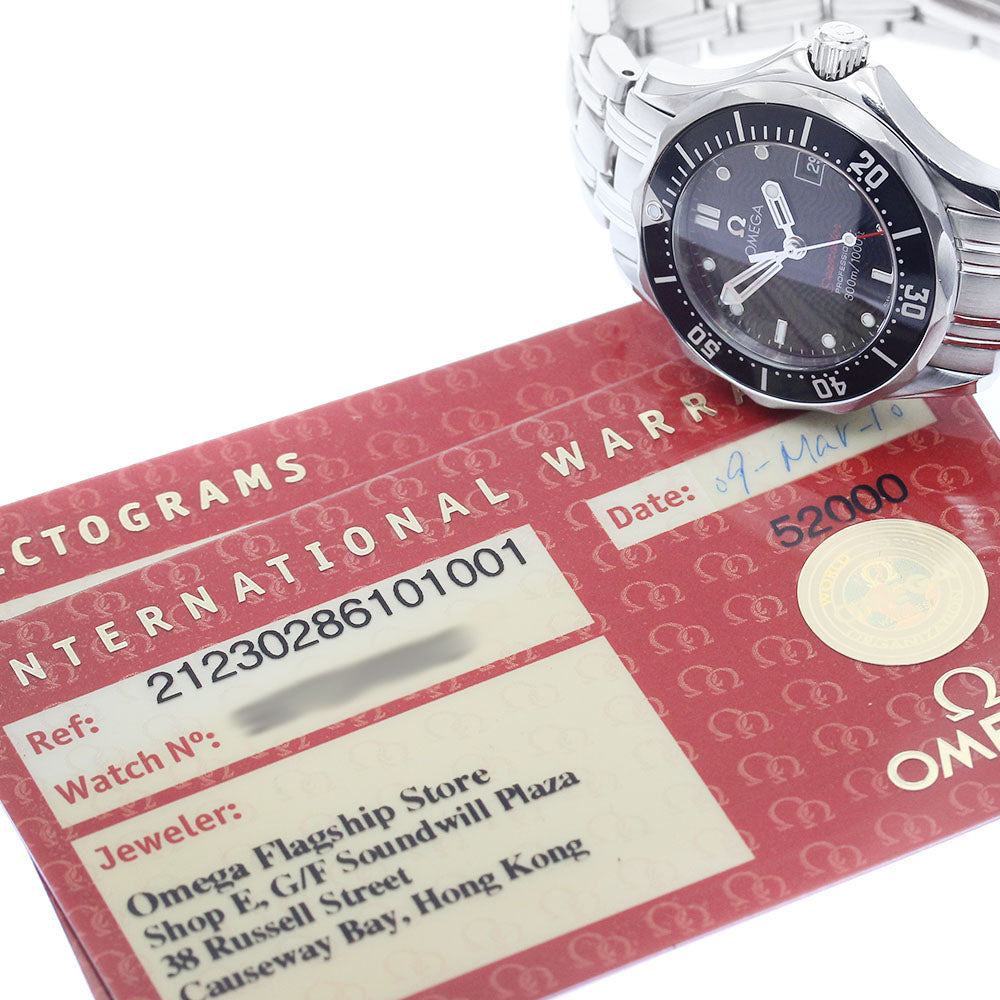 OMEGA Seamaster300 212.30.28.61.01.001 black Dial Quartz Ladies Watch_891477