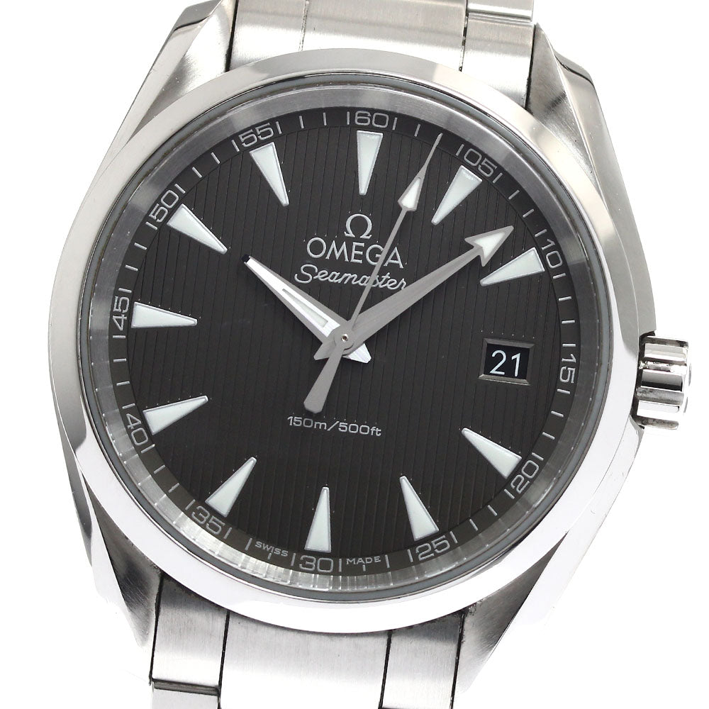 OMEGA Seamaster Aqua Terra 150M Date gray Dial Quartz Men's Watch_891518