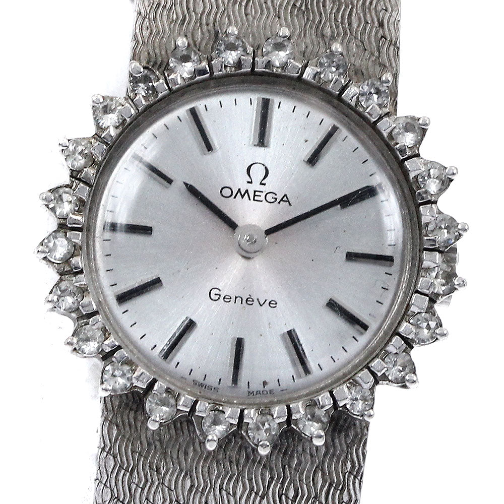 OMEGA Geneve 511.0451 Diamond bezel cal.625 Silver Dial Hand Winding Ladies Watch_891522