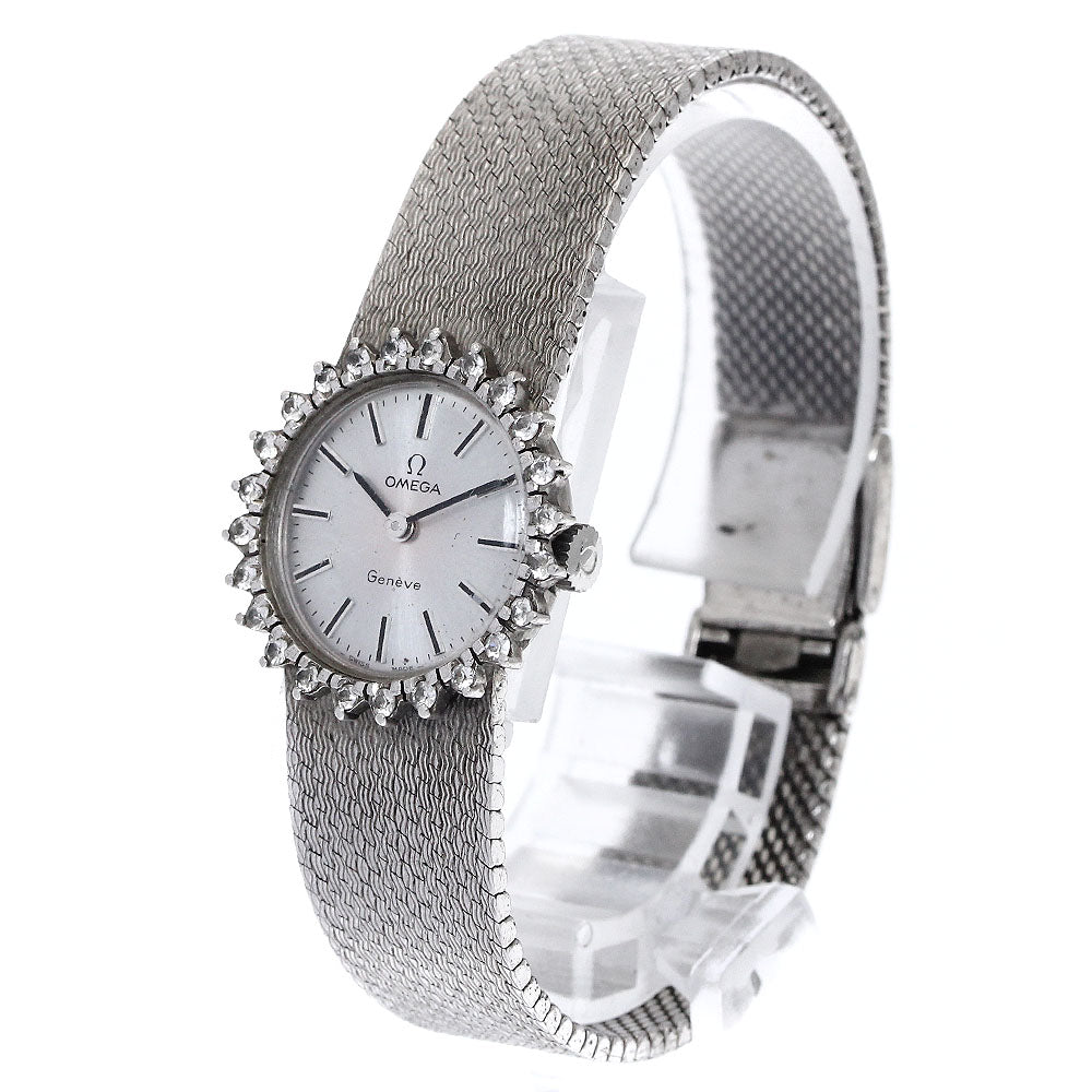 OMEGA Geneve 511.0451 Diamond bezel cal.625 Silver Dial Hand Winding Ladies Watch_891522