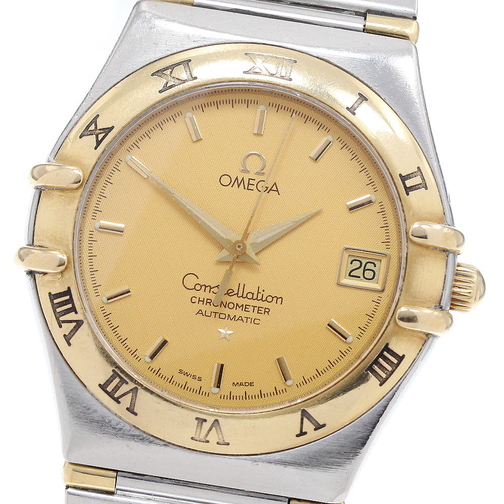 OMEGA Constellation 1302.10 Harf bar gold Dial Automatic Men's Watch_891528