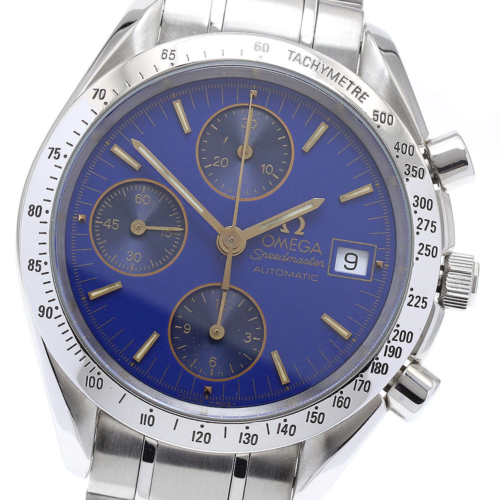 OMEGA Speedmaster 3511.81 Chronograph blue Dial Automatic Men's Watch_891531
