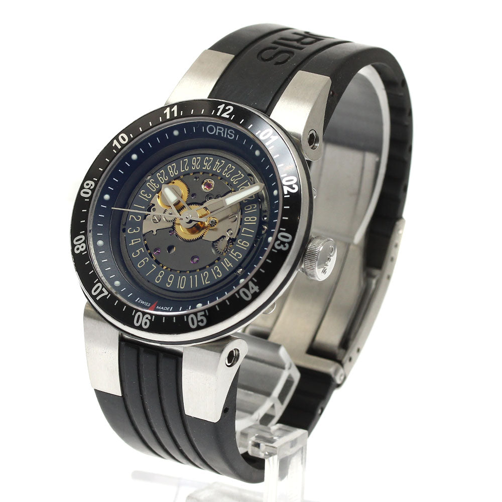 ORIS Williams F1 team skeleton engine 733-7613 gray Dial Automatic Men's_891535