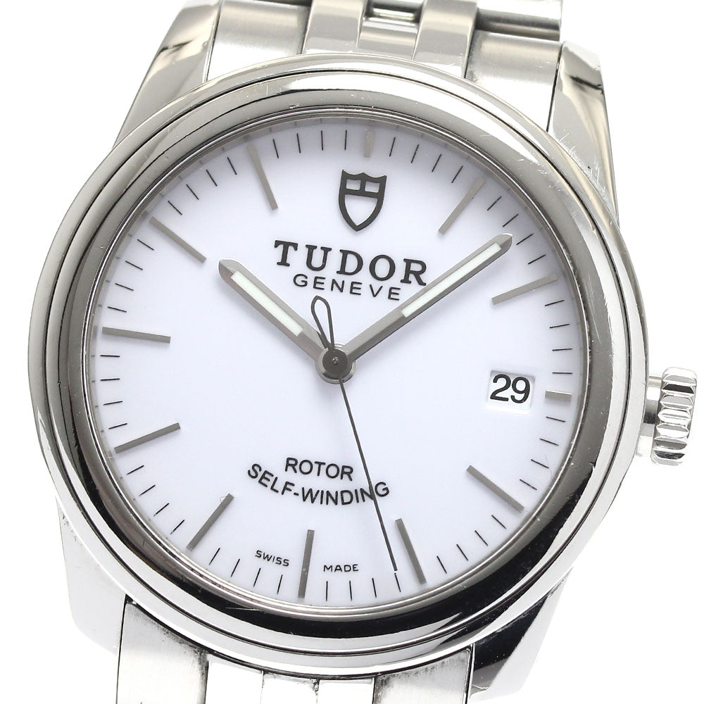 TUDOR Glamour 55000 Date white Dial Automatic Men's Watch_891550