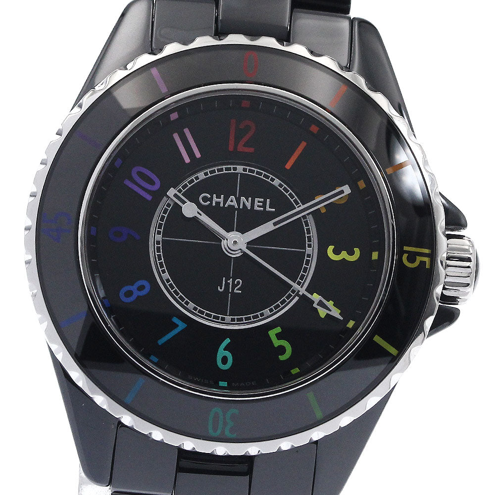 CHANEL J12 electro H7121 Black ceramic limited Quartz Ladies Watch_891554
