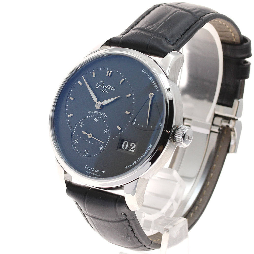 GLASHUTTE ORIGINAL Pano reserve 1-65-01-23-12-62 Date gray Dial Hand Winding Men's Watch_891562