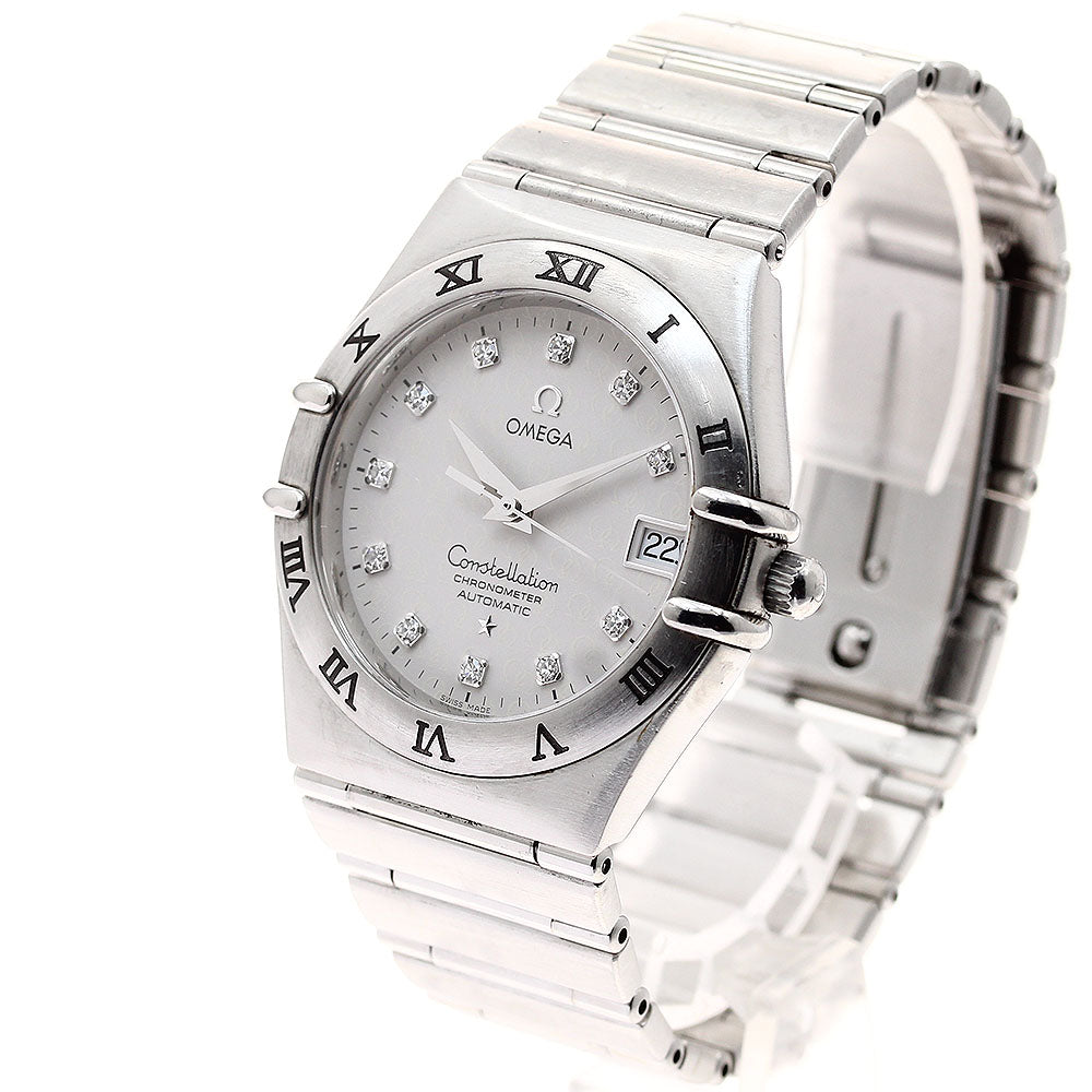OMEGA Constellation 1504.35 Date 11P diamond Silver Dial Automatic Men's_891565