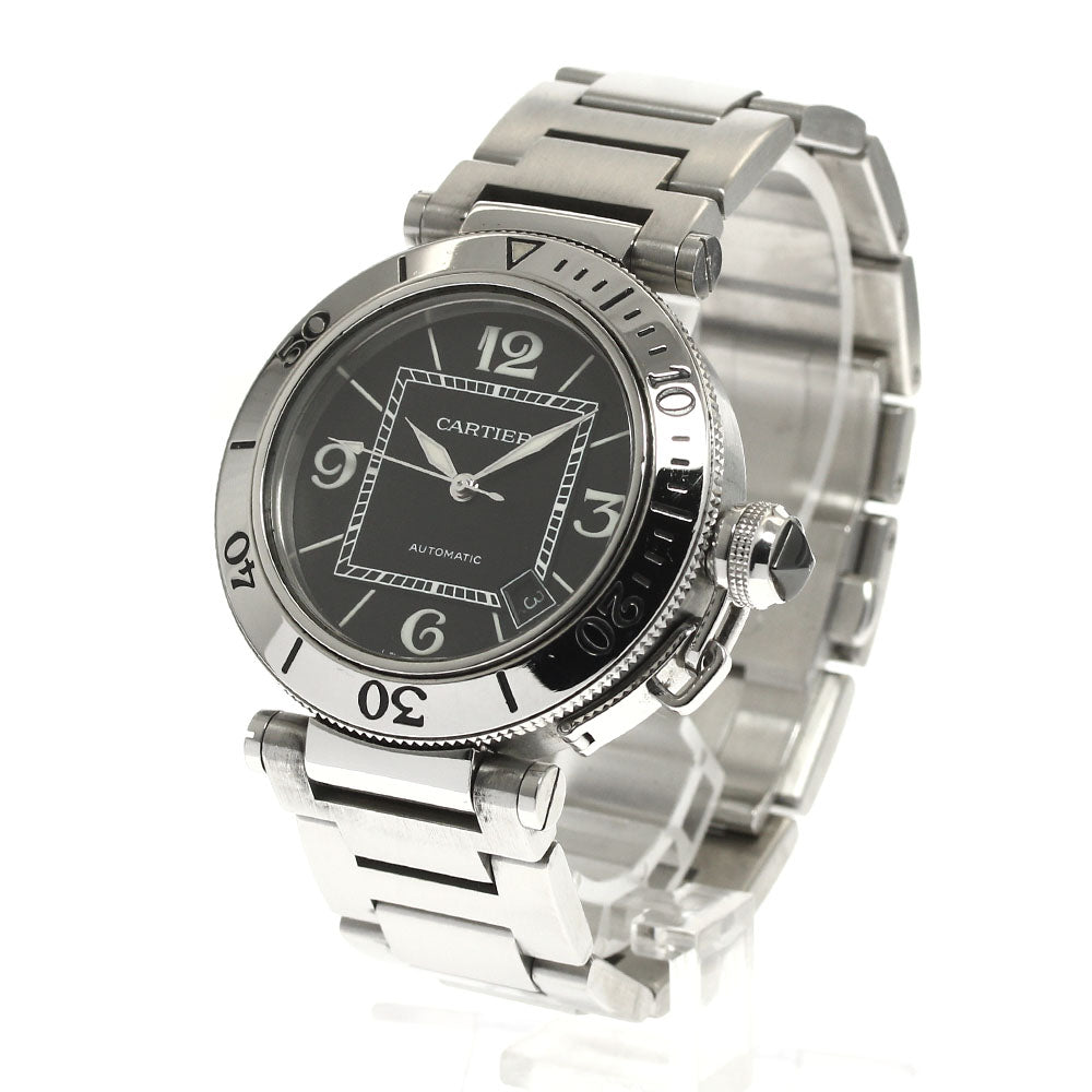 CARTIER Pacha Sea timer W31077M7 Date black Dial Automatic Men's Watch_891571