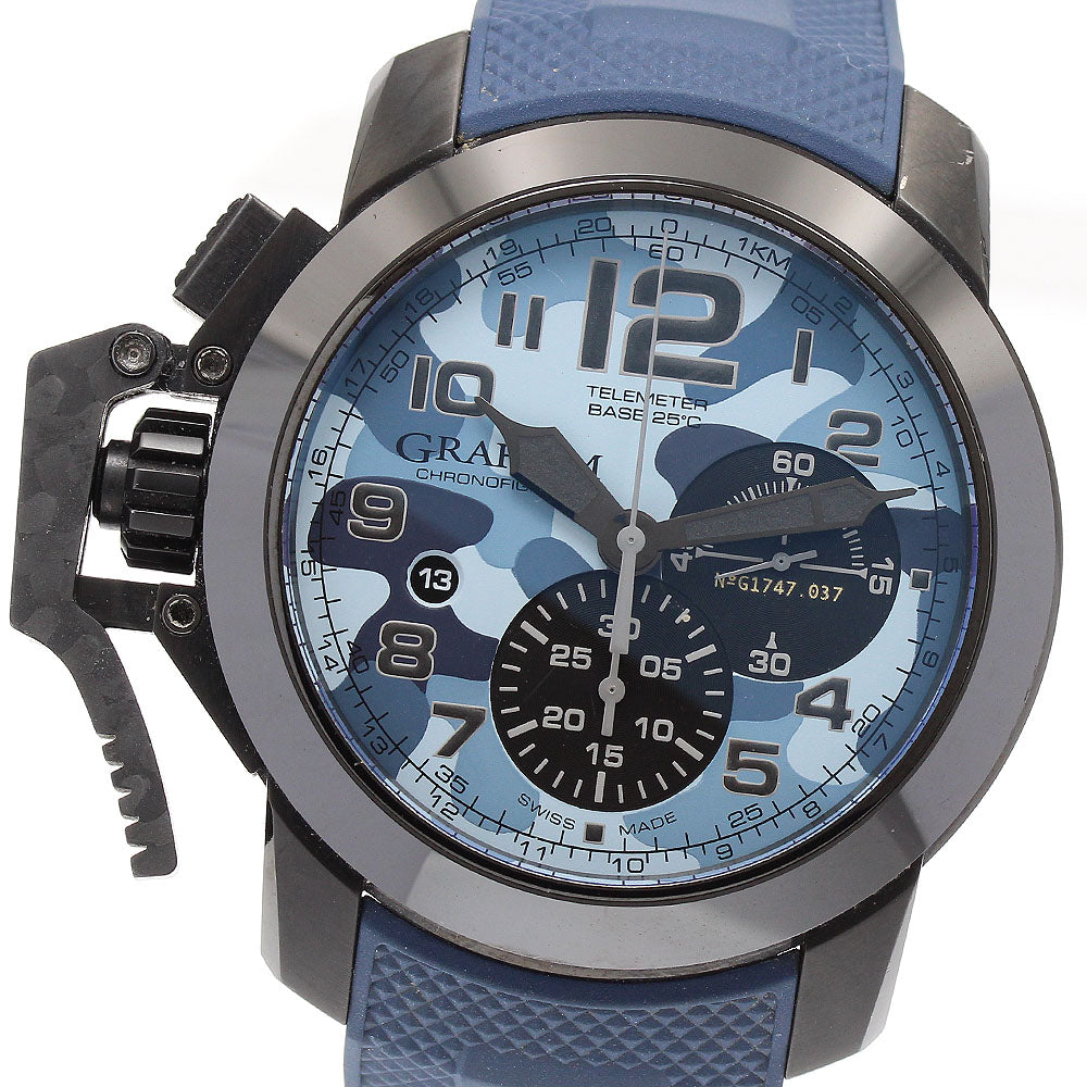 GRAHAM Chronofighter Oversize Black Arrow Ocean 2CCAU.U02A.K96N Blue camouflage Dial Automatic Men's Watch_891574