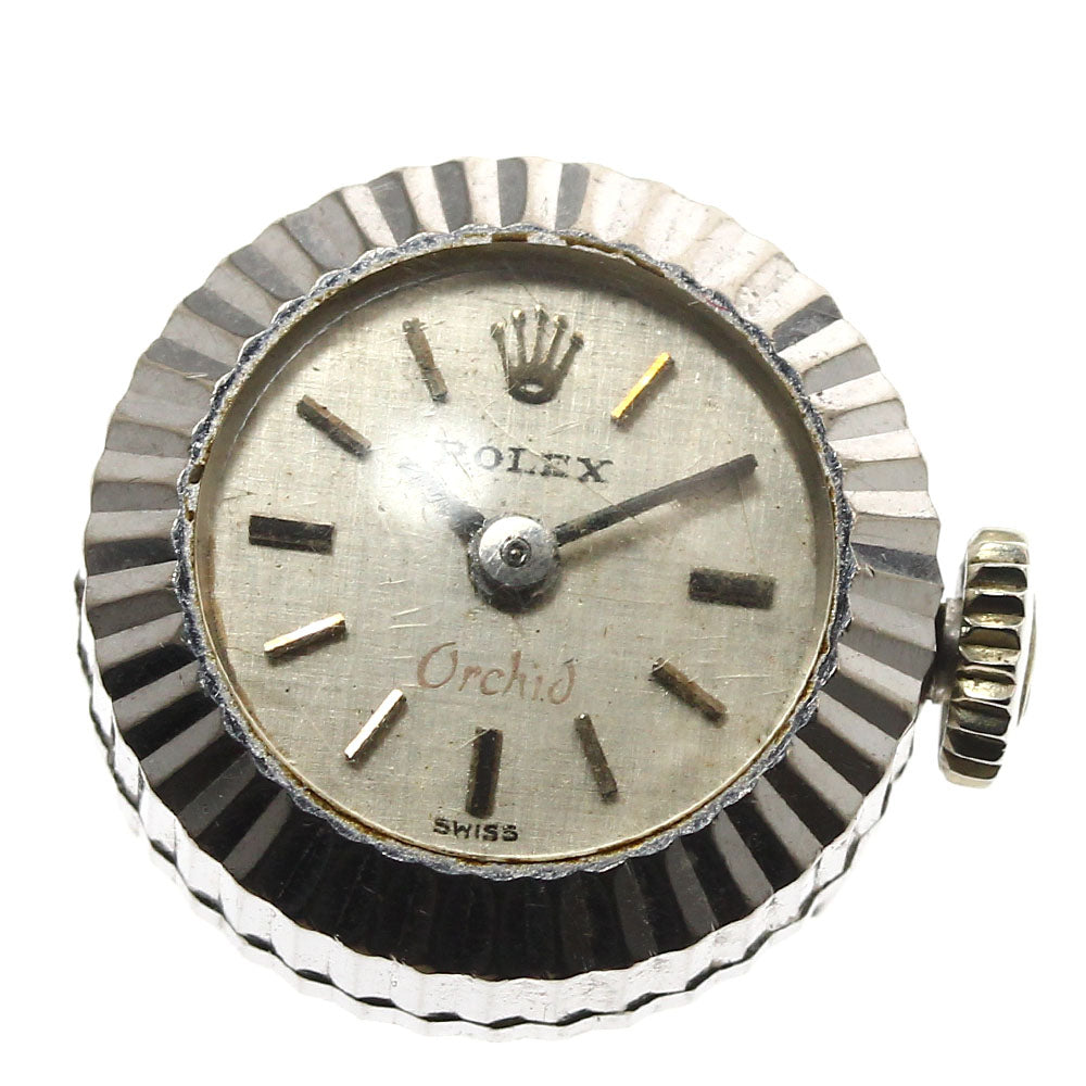 ROLEX orchid chameleon 2059 K18WG Cal.1400 Silver Dial Hand Winding Ladies Watch_891578