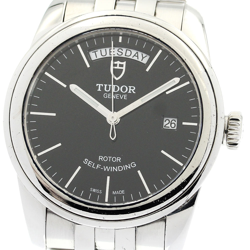 TUDOR Glamor Day Date 56000 black Dial Automatic Men's Watch_891585