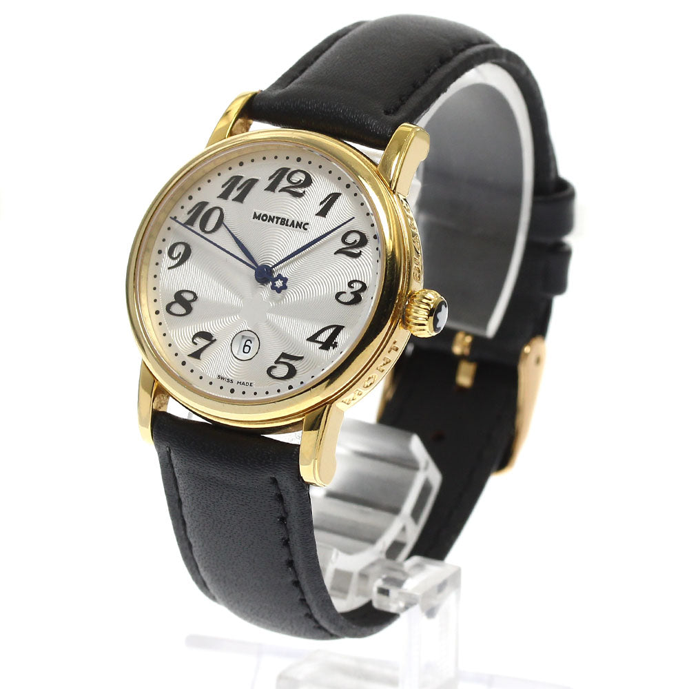 MONTBLANC Meistersteck 7020 Date Silver Dial Quartz Boy's Watch_891598