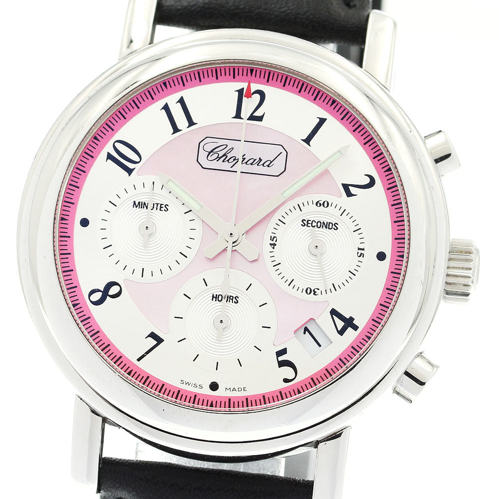 Chopard Mille Miglia Elton John 8331 Date Chronograph Silver/Pink Shell Dial Automatic Men's Watch_891602