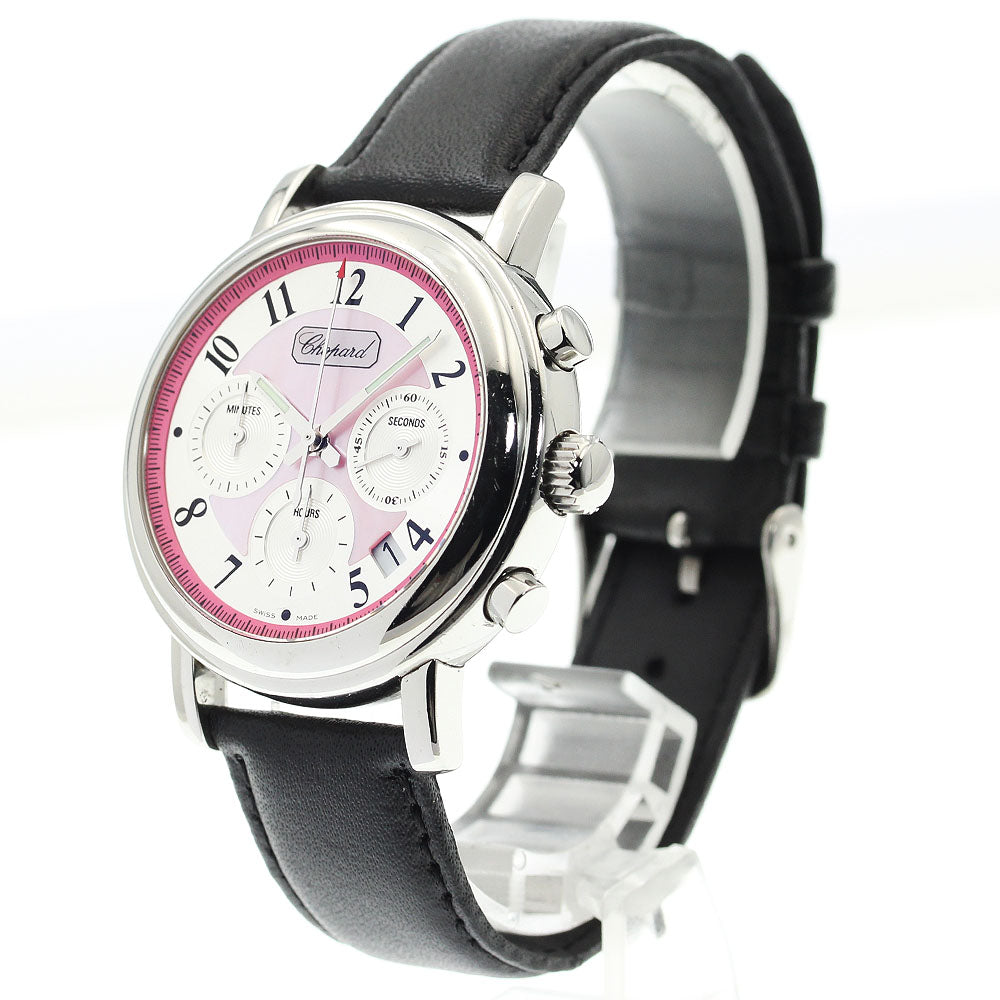 Chopard Mille Miglia Elton John 8331 Date Chronograph Silver/Pink Shell Dial Automatic Men's Watch_891602