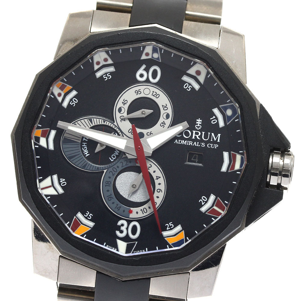 CORUM Admiral&#39;s Cup Male 48 01.0005 black Dial Automatic Men's Watch_891608