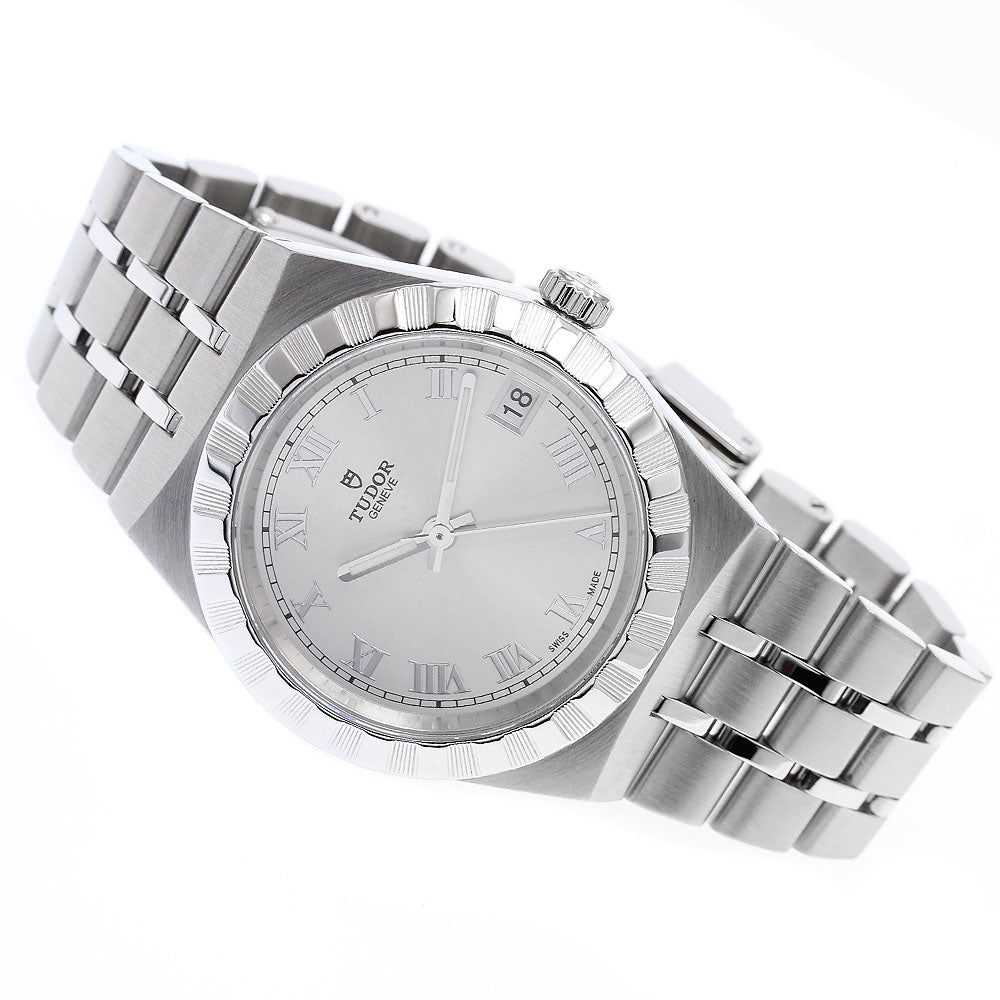 TUDOR Royal 28400 Date Silver Dial Automatic Boy's Watch_891619