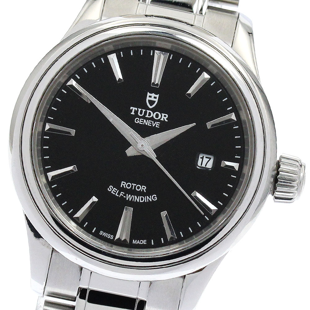 TUDOR style 12100 Date black Dial Automatic Ladies Watch_891620