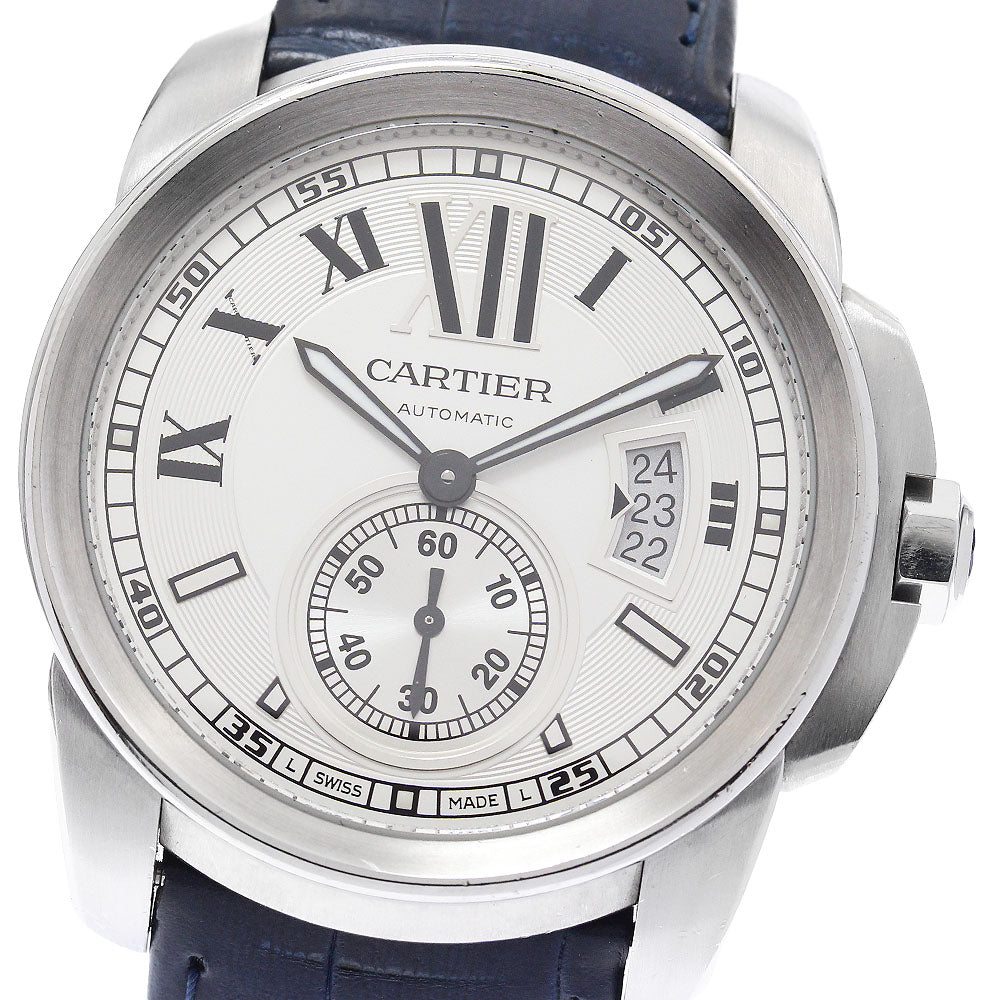 CARTIER Calibur de Cartier W7100037 Date Silver Dial Automatic Men's Watch_891630